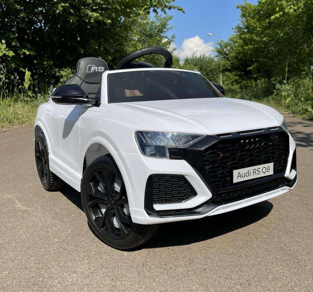 AUDI RS Q8 elektromos kisautó gyerekeknek LED, USB, MP3, gumi kerék