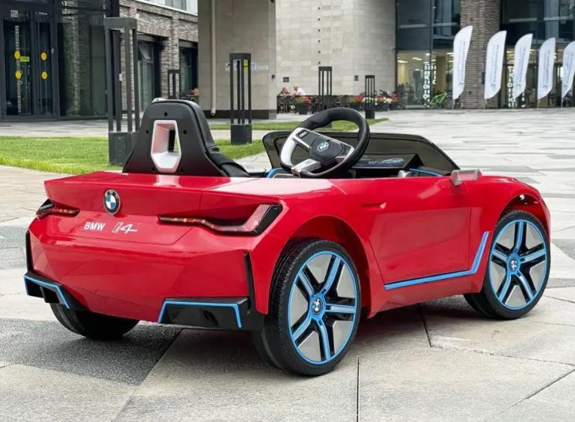 bmw i4 elektromos kisautó gyerekeknek LED, USB, MP3