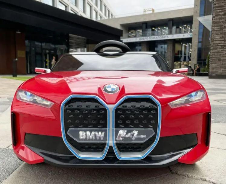 bmw i4 elektromos kisautó gyerekeknek LED, USB, MP3