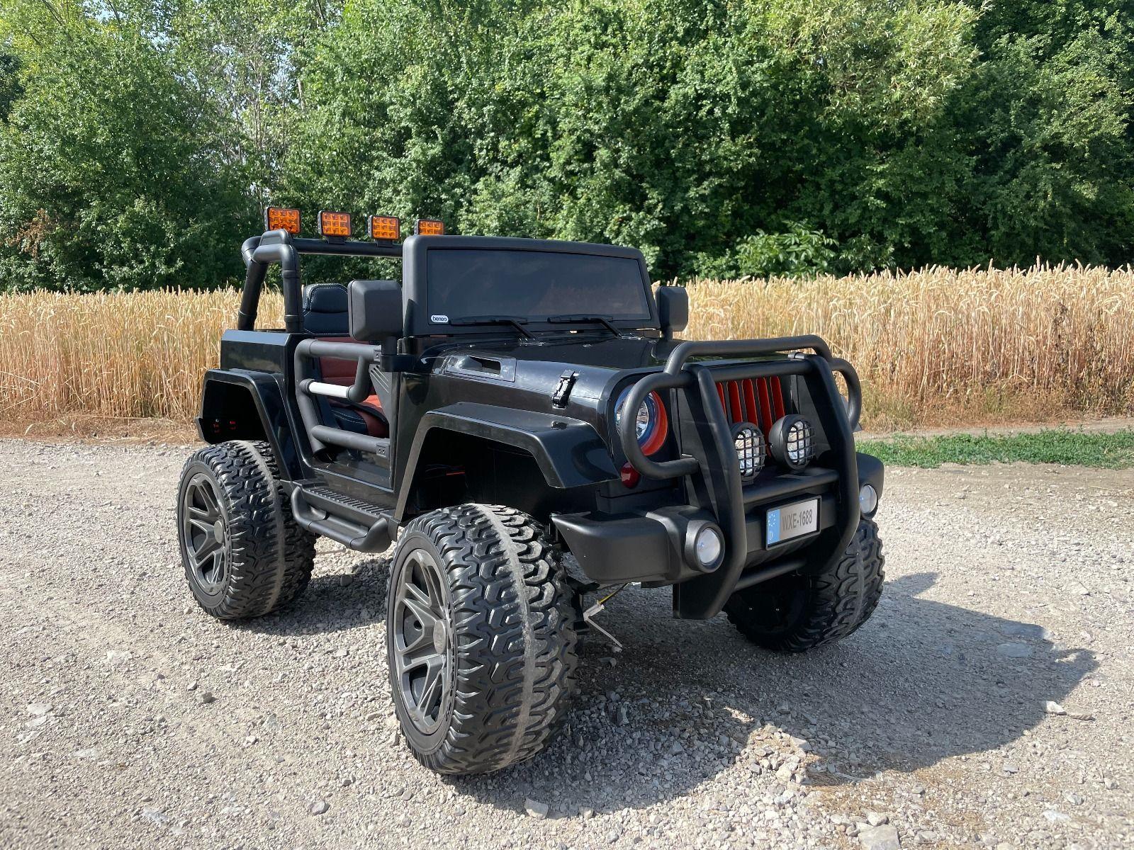 Monster jeep elektromos kétszemélyes kisautó