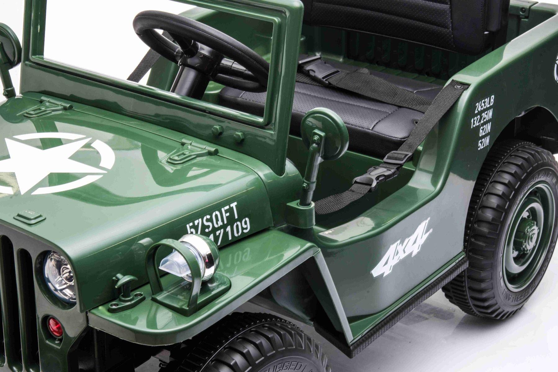 USA ARMY JEEP elektromos kisautó  gyerekeknek