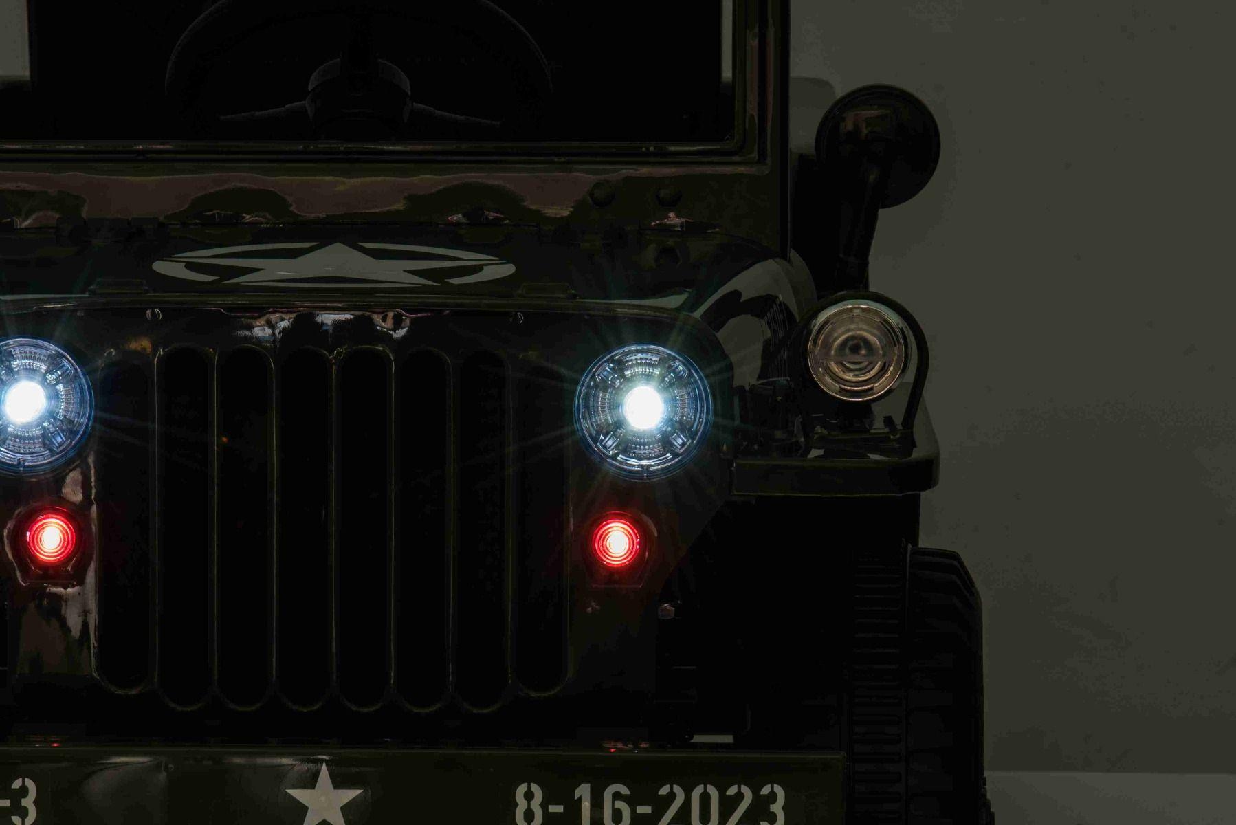 USA ARMY JEEP elektromos kisautó  gyerekeknek