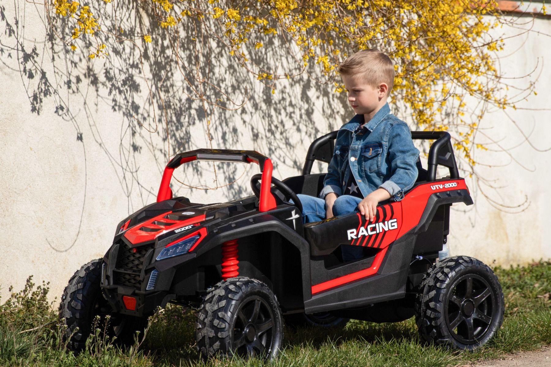 UTV XXL homokfutó 24 VOLT elektromos 2 személyes buggy kisautó 2.4 GHZ