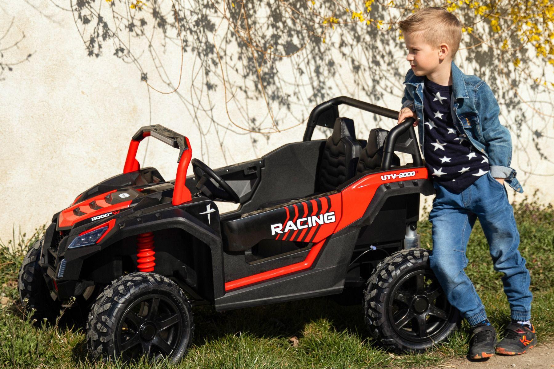 UTV XXL homokfutó 24 VOLT elektromos 2 személyes buggy kisautó 2.4 GHZ