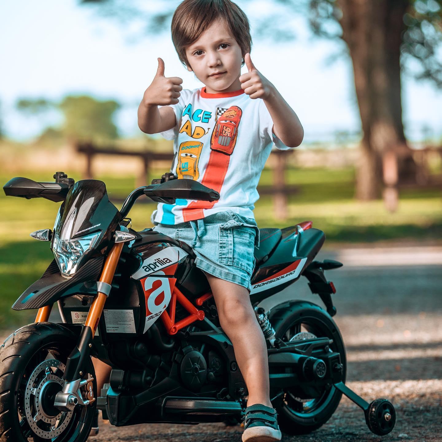 Aprilia Dorsoduro elektromos kismotor gyerekeknek